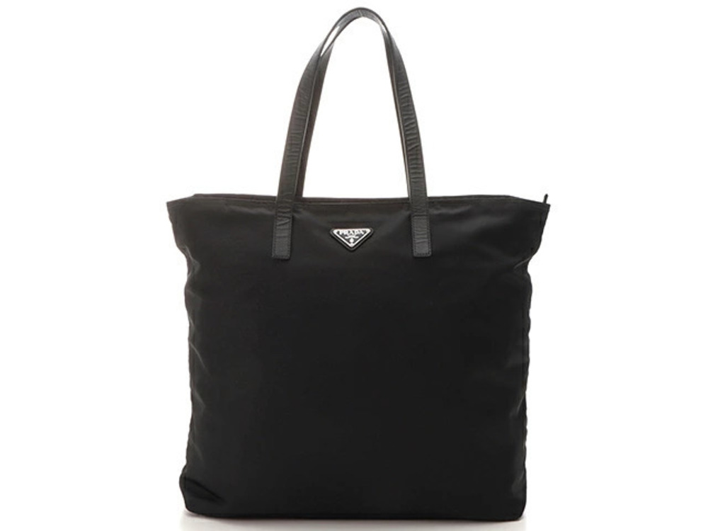Prada Tote Tessuto Saffiano bag black calfskin